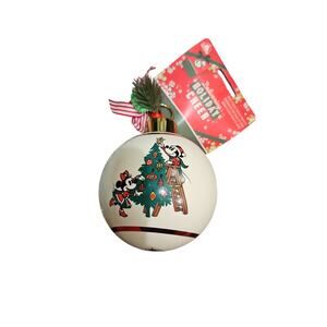 Vintage Disney Parks Mickey and Minnie Mouse with Chip Dale Christmas Ornament
